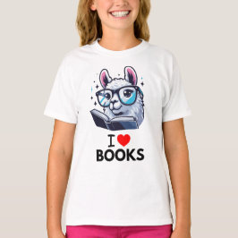 Book Lover Geschenkidee I Love Books für Lese Fans Tシャツ