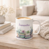 Book Lover Gift Reading Nook Personalized コーヒーマグカップ