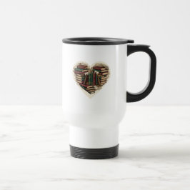 Book Lover Heart Mug トラベルマグ