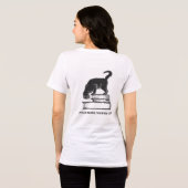 Book Lover Inspirational Quote Tee トライブレンドＴシャツ (裏面全面)