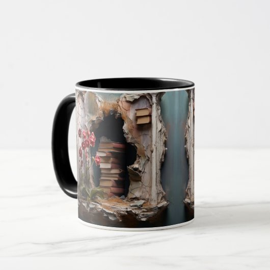 Book lover mug マグカップ (正面左)