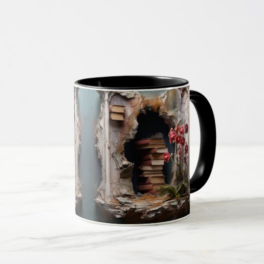 Book lover mug マグカップ (正面右)