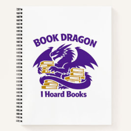 Book Lover Notebook | Book Dragon I Hoard Books Jo ノートブック