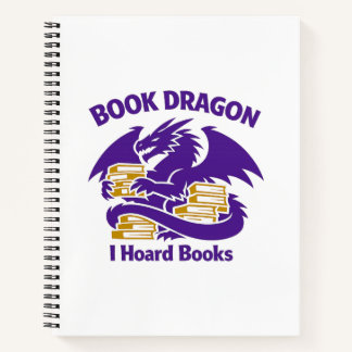 Book Lover Notebook | Book Dragon I Hoard Books Jo ノートブック