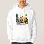 Book Lover on the Couch パーカ (正面)