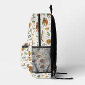 Book Lover Pattern Back To School Backpack プリントバックパック (右)