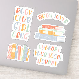 Book Lover Sticker Set シール