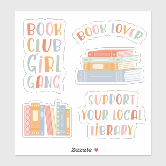 Book Lover Sticker Set シール (シート)