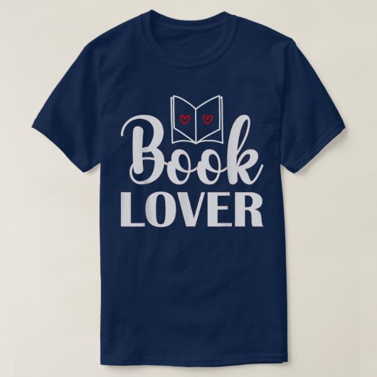 Book Lover Tシャツ (デザイン正面)