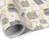 Book Lover Wrapping Paper in Cream ラッピングペーパー (ロールコーナー)