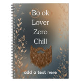 Book Lover Zero Chill Notebook ノートブック (正面)