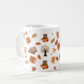  Book Lover's  11oz コーヒーマグカップ (正面左)