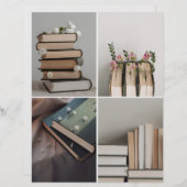 Book Lover's Aesthetic Collage Scrapbook Paper (正面/裏面)