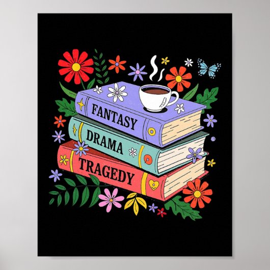 Book Lovers Fantasy Drama Tragedy Subtle 8647 Trum ポスター (正面)