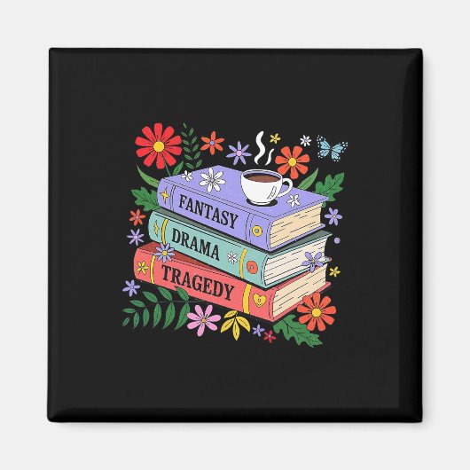 Book Lovers Fantasy Drama Tragedy Subtle 8647 Trum マグネット (正面)