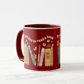 Book Lovers Quote, It's A Good Day To Read A Book マグカップ (正面左)