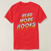Book Lovers Read More Books Librarian Apparel  Tシャツ (デザイン正面)