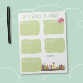 Book Lovers Weekly Planner Notepad ノートパッド