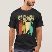 Book Men 読 Readers Librarian Tシャツ (正面)