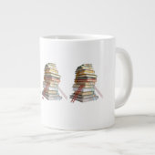 Book Mug Gifts for Book Lovers ジャンボコーヒーマグカップ (正面右)