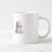 Book Mug Gifts for Book Lovers ジャンボコーヒーマグカップ (右)