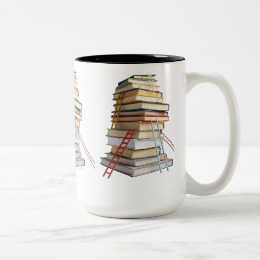 Book Mug Gifts for Book Lovers ツートーンマグカップ (右)