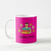 Book Nerd Aesthetic Stylish Elegant Gift Minimal  コーヒーマグカップ (左)