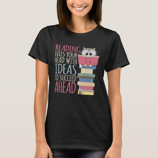 Book Nerd Library & Librarian Reading Book Bookwor Tシャツ (正面)