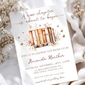 Book New Chapter Beginsブライダルシャワー 招待状