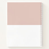 Book of Afacts 前向き Two-Tone Notebook ノートブック (裏面)