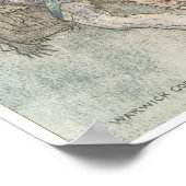 Book of Fairy Poetry, Victorian Era Fairy Painting ポスター (角)