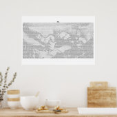 Book of John (完全KJV文字) ポスター (キッチン)