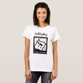 Book of Lifeポッドキャスト20周年記念Tシャツ(女性用F) Tシャツ (正面フル)