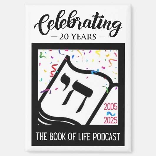 Book of Life Podcast 20th Anniversary Magnet マグネット (正面)
