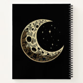 Book of Shadows Spiral Notebook Black Candle Moon ノートブック (裏面)