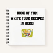 『Book of Yum』レシピ本 ノートブック (正面)