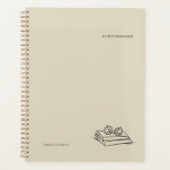 Book Pile- Minimalist Book Lover Planner プランナー手帳 (正面)
