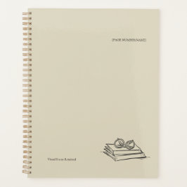 Book Pile- Minimalist Book Lover Planner プランナー手帳