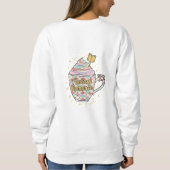 Book Reader Sweatshirt Funny スウェットシャツ (裏面)