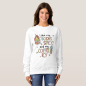 Book Reader Sweatshirt Funny スウェットシャツ (正面フル)