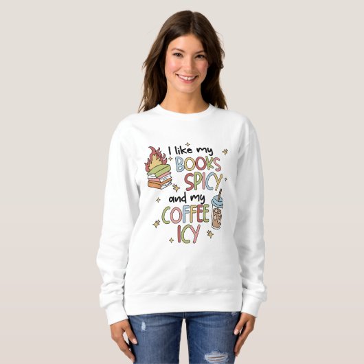 Book Reader Sweatshirt Funny スウェットシャツ (正面フル)