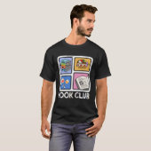 Book Reading Club Bookworm Book Discussion Club Tシャツ (正面フル)