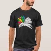 Book  reading enthusiasts book flower Book Love Tシャツ (正面)