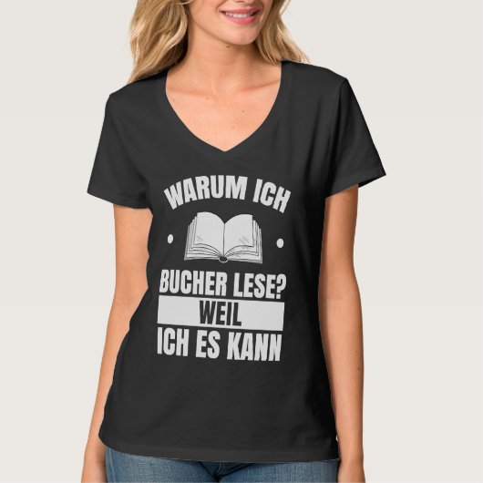 Book Reading  Library Reader Bookworm Books Tシャツ (正面)