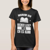 Book Reading  Library Reader Bookworm Books Tシャツ (正面)