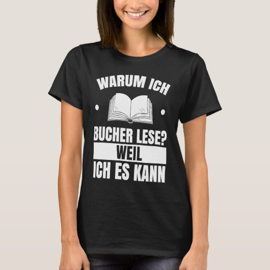 Book Reading  Library Reader Bookworm Books Tシャツ (正面)