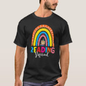 Book Reading Lover Bookish Bookworm Rainbow Readin Tシャツ (正面)