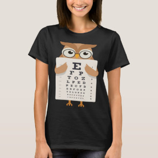 Book Reading Owl Bird Wisdom Smart Tシャツ
