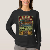 Book Reading Tarot Cards Fortune Bookworm Book Tシャツ (正面)