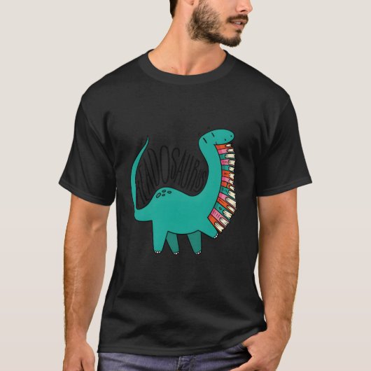 Book Readosaurus Dinosaurus Books Library 読's Tシャツ (正面)
